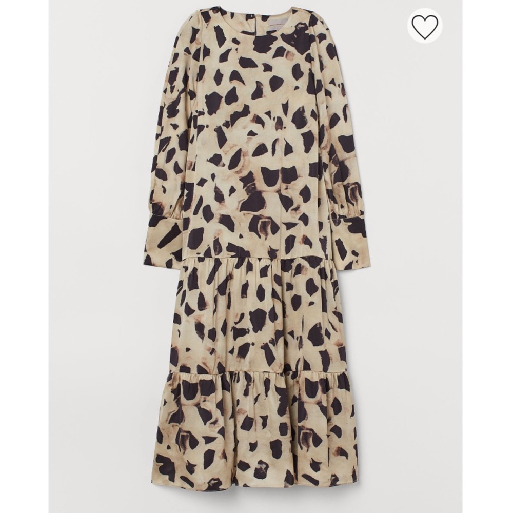 Silk printed dress